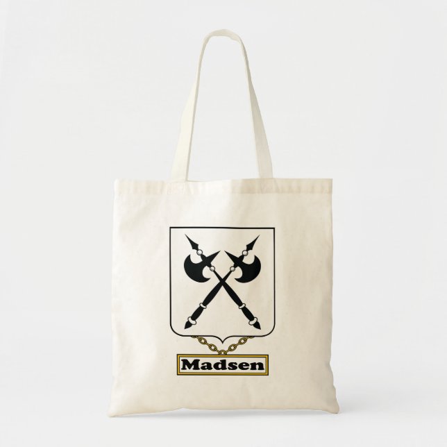 Madsen Family Crest Tote Bag (Front)