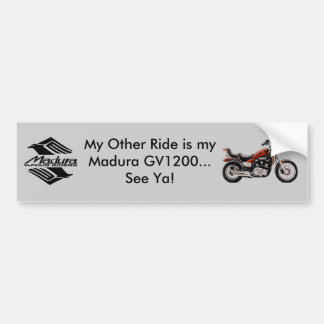 Madura GV1200 Grey Bumper Sticker