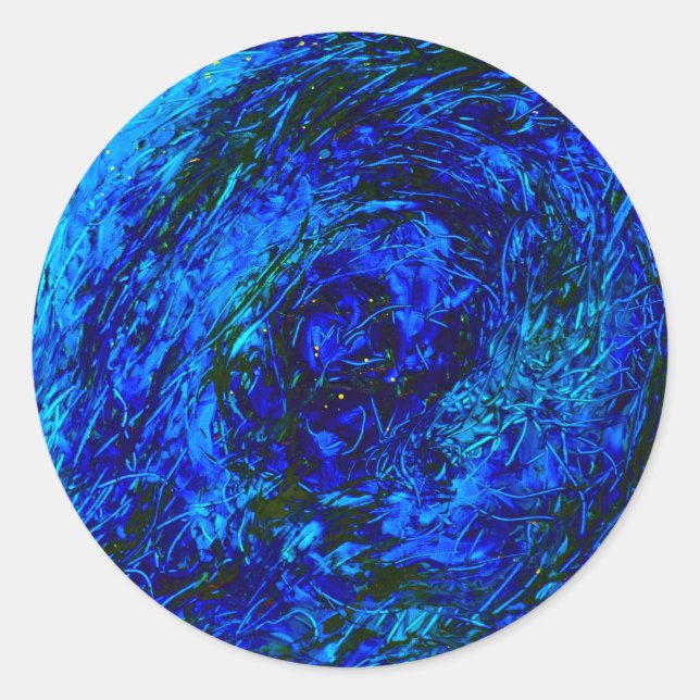 Maelstrom Classic Round Sticker (Front)