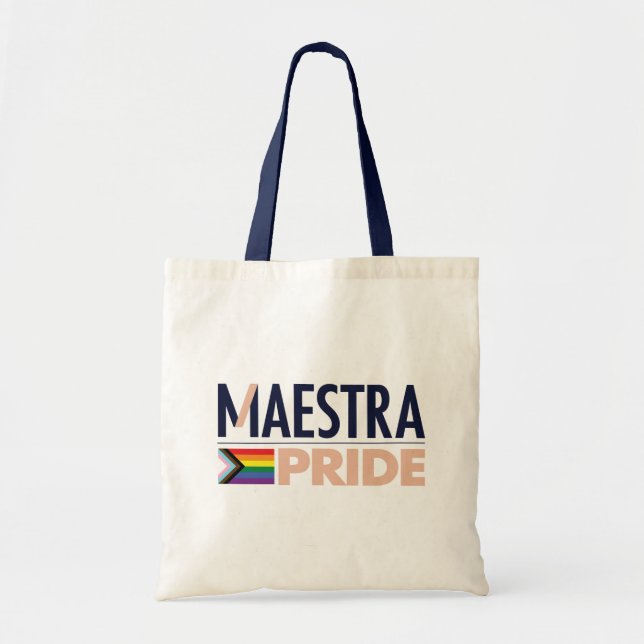 Maestra Pride Tote Bag (Front)