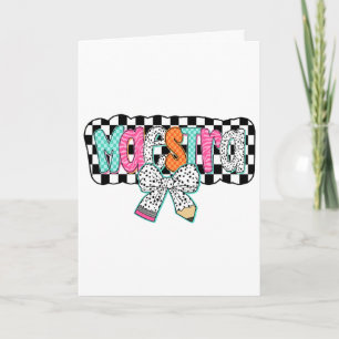 Maestra Spanish Teacher Ck To School Pencil Coquet Card