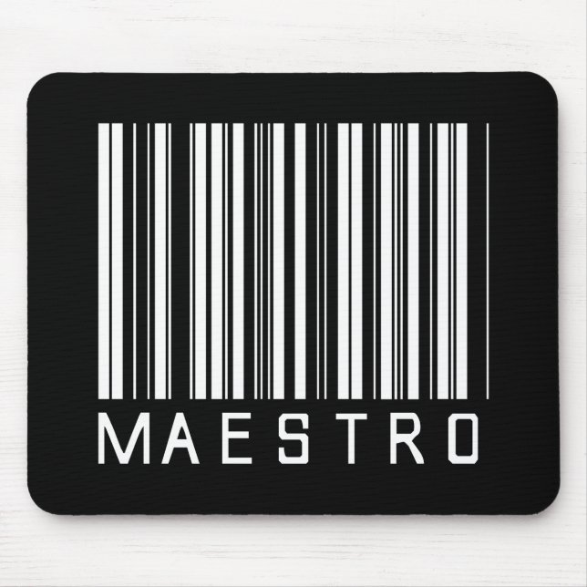 Maestro Bar Code Mouse Pad (Front)