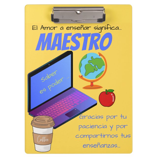 maestro clipboard (Front)