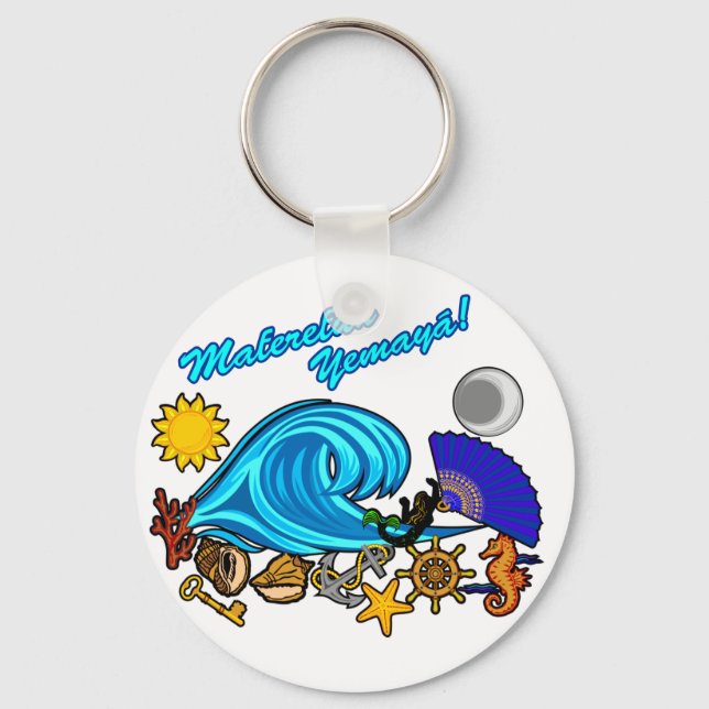 Maferefun Yemaya Key Ring (Front)