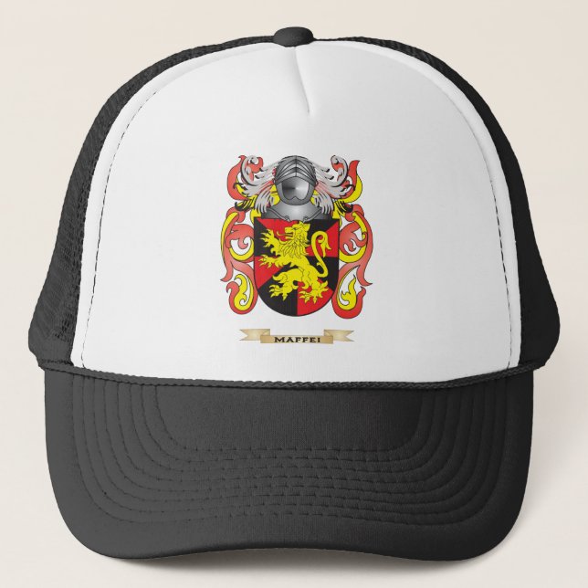 Maffei Coat of Arms (Family Crest) Trucker Hat (Front)
