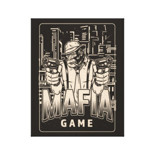 Mafia Game Canvas Print