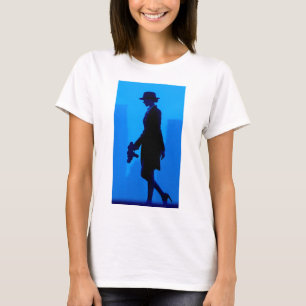 Mafia girl  fedora T-shirt 
