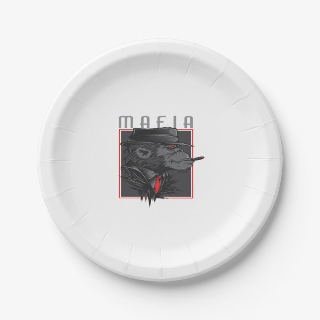 MAFIA PAPER PLATE (Front)