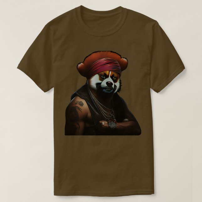 Mafia Red Panda T-Shirt (Design Front)