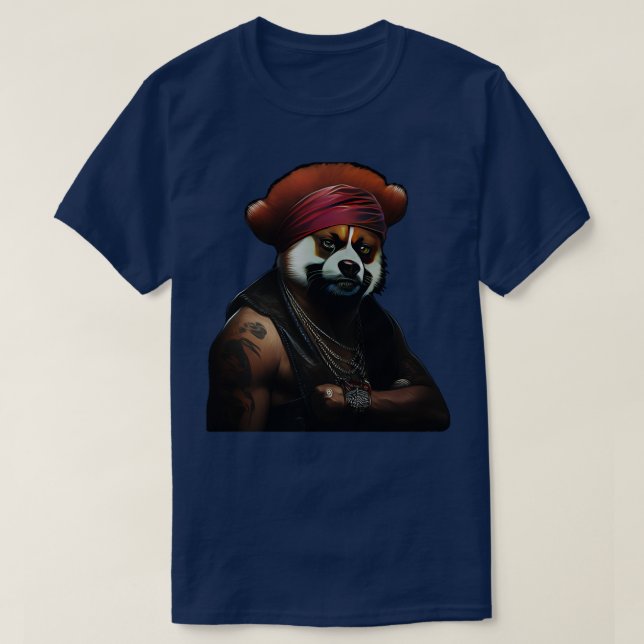 Mafia Red Panda T-Shirt (Design Front)
