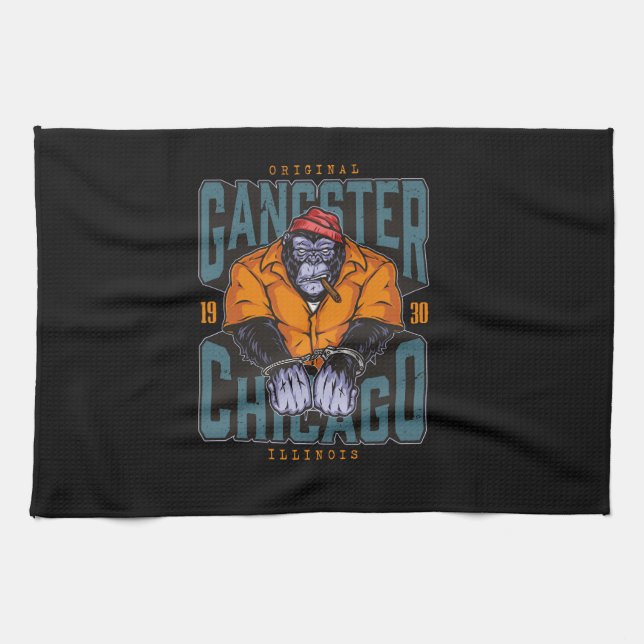 mafia-vintage-colourful-design tea towel (Horizontal)