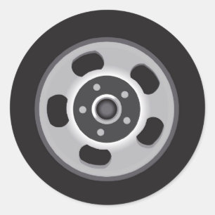 Mag Wheels Classic Round Sticker