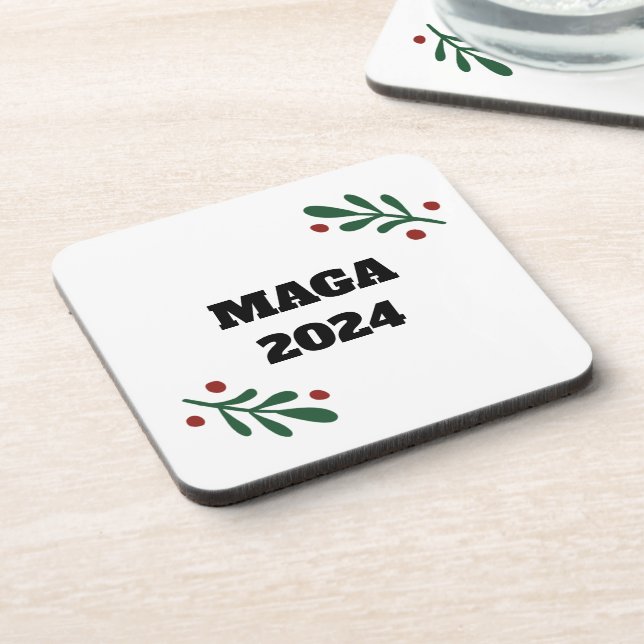 MAGA 2024 Christmas Coaster (Left Side)