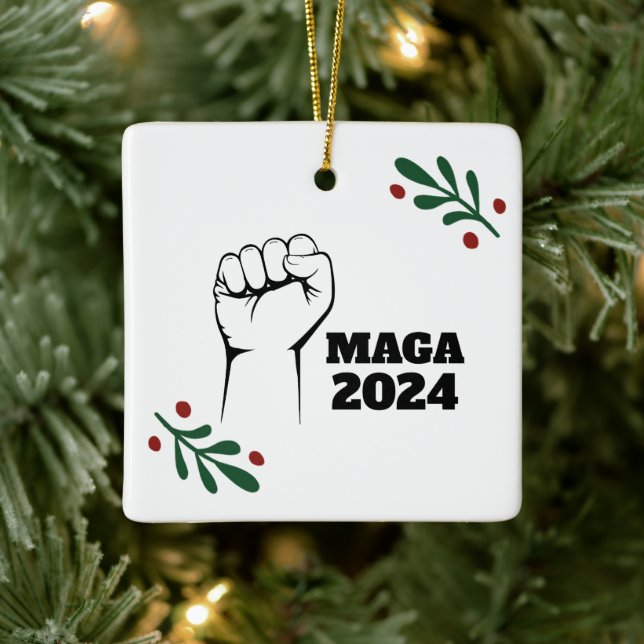 MAGA 2024 Christmas Tree Ornament Decor (Tree)