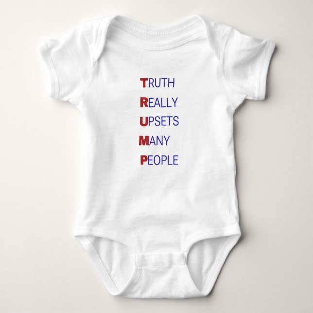 MAGA 24 Support Republican Donald Trump Vance Baby Bodysuit (Front)