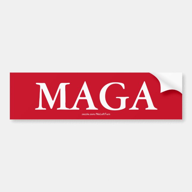 MAGA Bumper Sticker (Front)