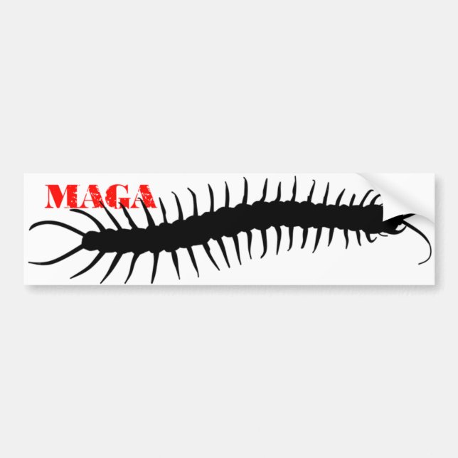 MAGA Centipede Bumper Sticker (Front)