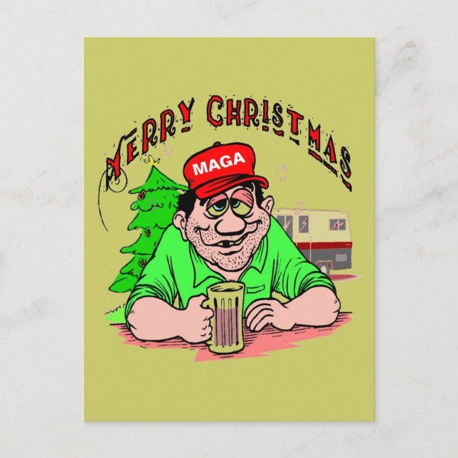 MAGA Christmas Holiday Postcard (Front)