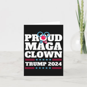 Maga Clown Trump 2024 Usa New York Bronx Trump Vot Card