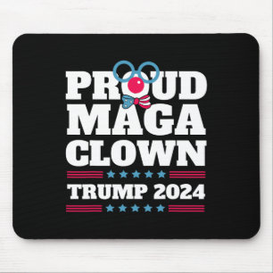 Maga Clown Trump 2024 Usa New York Bronx Trump Vot Mouse Pad