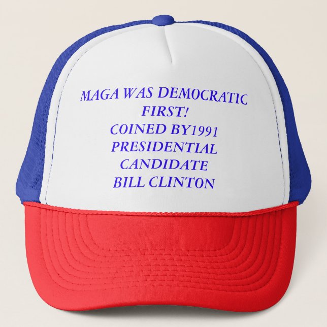 MAGA DEMOCRATIC TRUCKER HAT (Front)