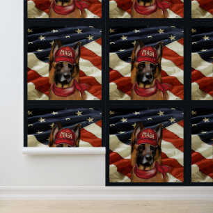 MAGA GERMAN SHEPHERD  WALLPAPER