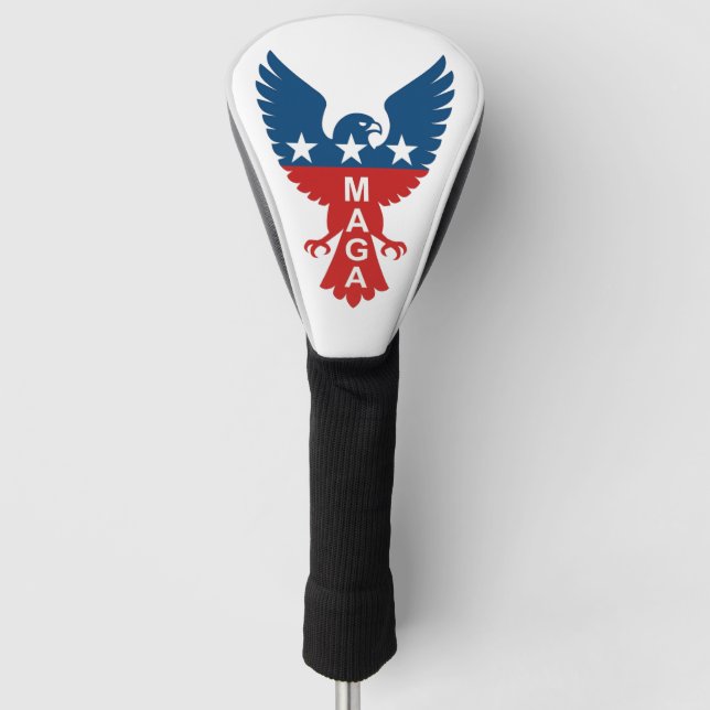 MAGA Hawk Golf Club Driver Cover (Front)