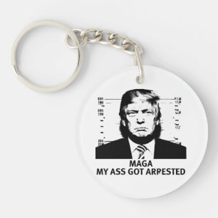 MAGA Indicted Key Ring