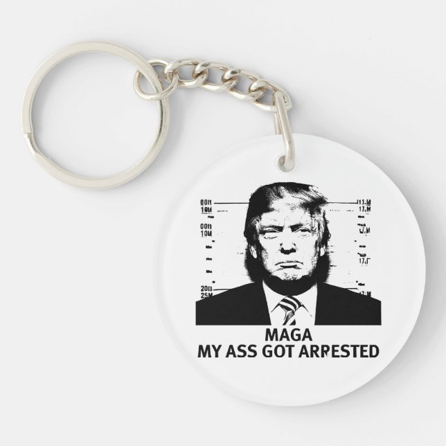 MAGA Indicted Key Ring (Front)