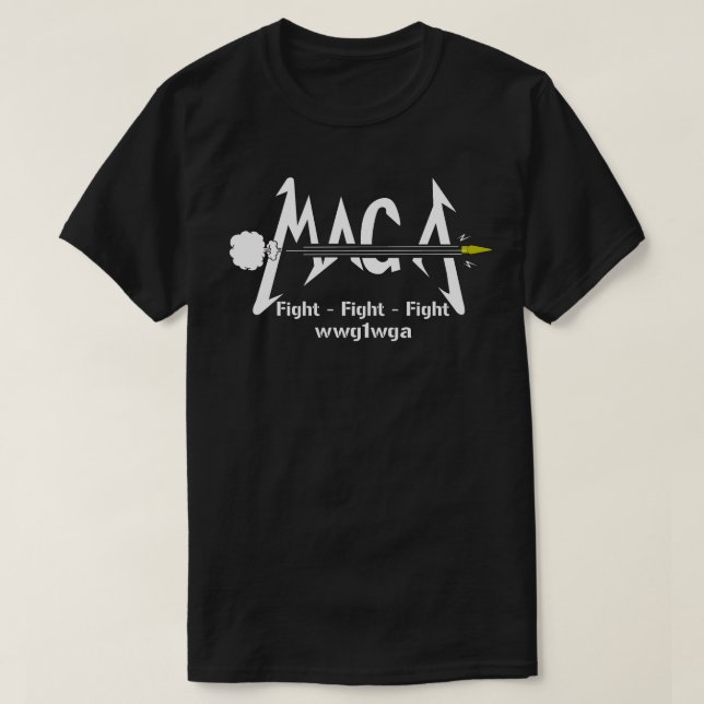 MAGA - MAKE AMERICA GREAT AGAIN T-Shirt (Design Front)