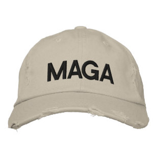 MAGA MAKE AMERICA GREAT AGAIN TRUMP EMBROIDERED HAT