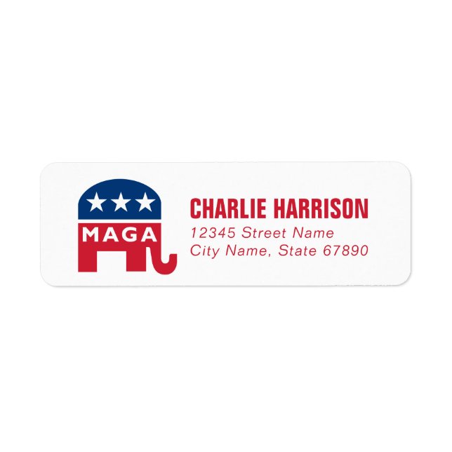 MAGA Return Address Label (Front)