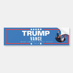 MAGA Vote for Trump Vance 2024  Bumper Sticker