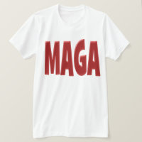MAGA with red text