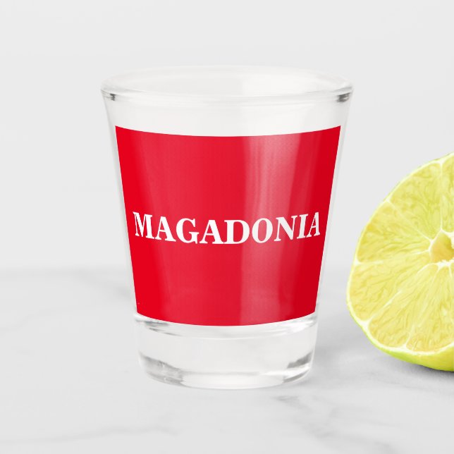 MAGADONIA SHOT GLASS (Front)