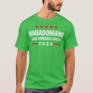 Magadonians 2024 Take America Back T-Shirt