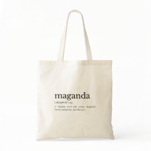 Maganda Tote Bag – Filipino Aesthetic 