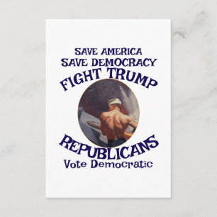 MAGAT Vote Political Patriotic Republican Party Enclosure Card