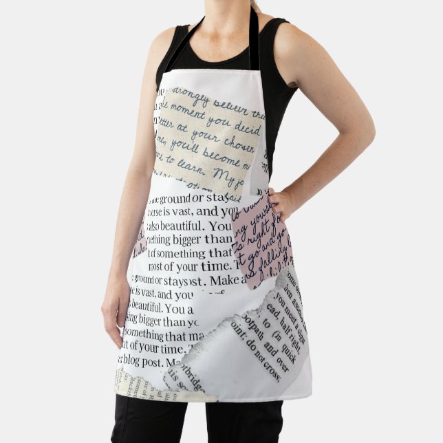 Magazine Aesthetic – Retro Editorial Style Apron (Insitu)