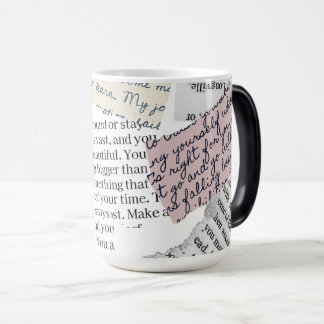 Magazine Aesthetic – Retro Editorial Style Magic Mug