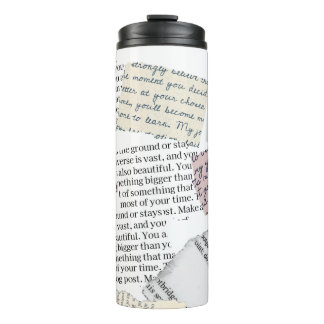 Magazine Aesthetic – Retro Editorial Style Thermal Tumbler