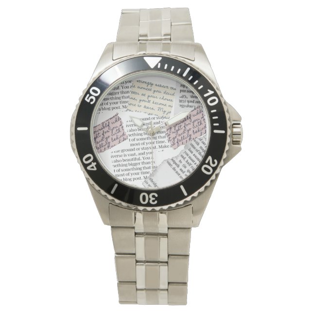 Magazine Aesthetic – Retro Editorial Style Watch (Front)