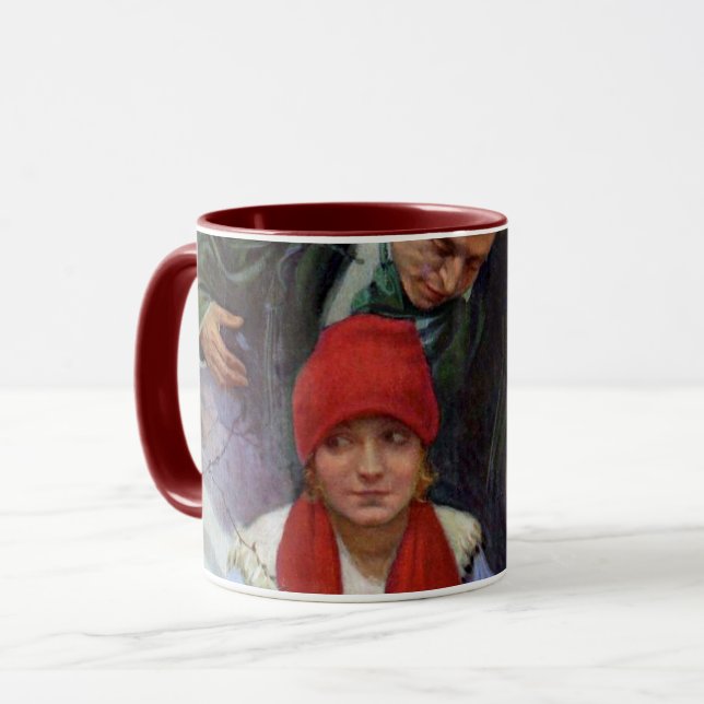 Magazine Cover, Alphonse Mucha Mug (Front Left)