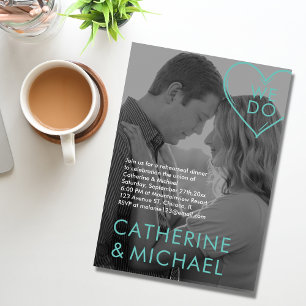 Magazine Cover Dark Photo Modern Minimalist Green Invitation