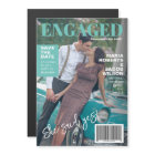 Magazine Cover Save The Date Photo Announcement