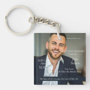 Magazine cover World’s Most Irresistible Husband  Key Ring