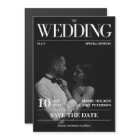 Magazine Editorial Newspaper Wedding Save the Date