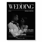 Magazine Editorial Newspaper Wedding Welcome Sign