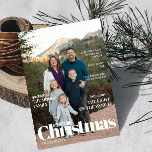 Magazine Style Christmas Card