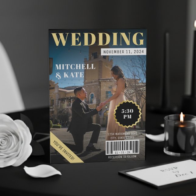 Magazine Wedding Invitation (Magazine Wedding Invitation
)